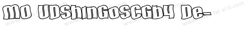 MO UDShinGoSCGb4 De字体转换